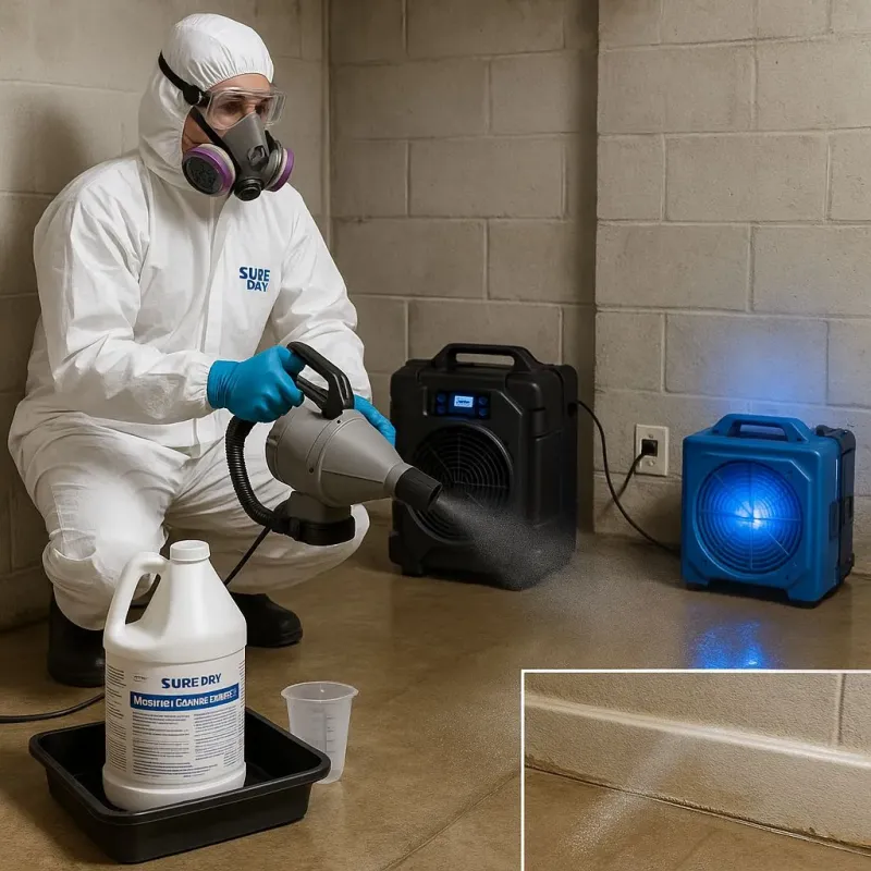 Sanitization and Odor Removal process in Guerneville, CA